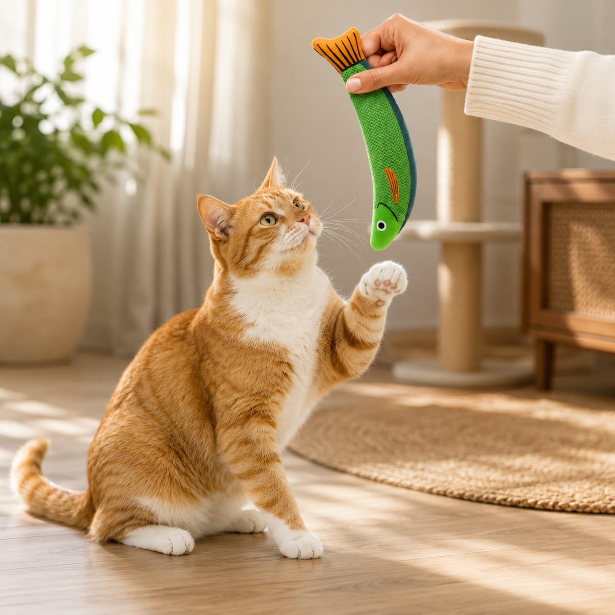 Catnip Infused Plush Mouse Toy